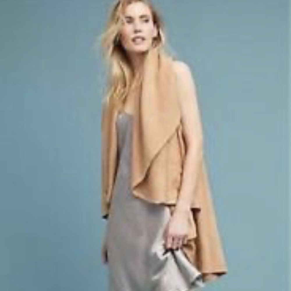 Anthropologie Cascades Shawled Vest by Look